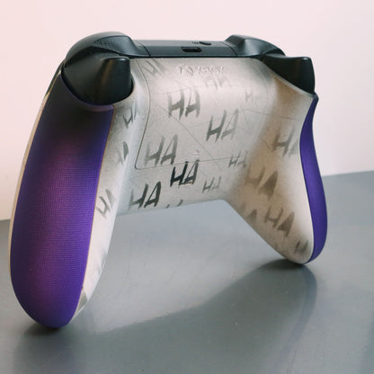 Custom Airbrush Controller Microsoft Xbox Series X - Xbox One S - Why So Serious Joker Drip Bat Man