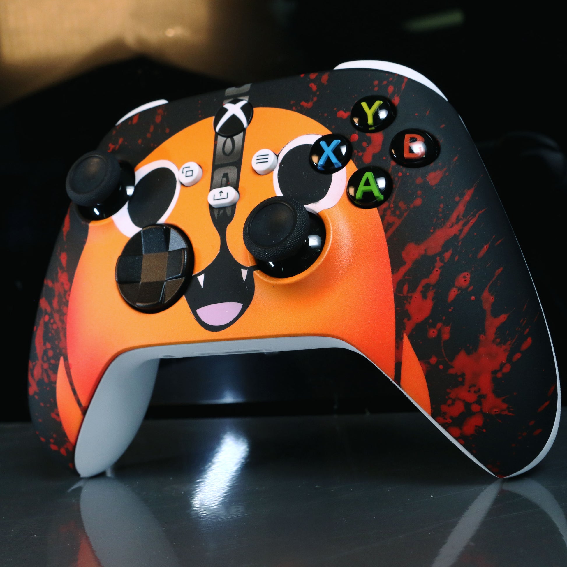 Custom Airbrush Painted Microsoft Xbox Series X XBX - Anime Chainsawman Pochita Animation Cute Cool