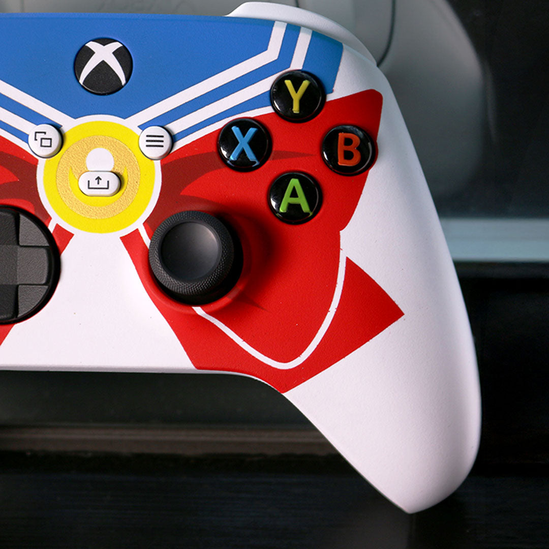 Custom Airbrush Controller Microsoft Xbox Series X - Xbox One S - Sailor Moon Anime Girl Ribbon Japanese