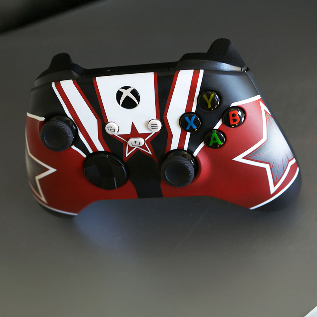 Custom Airbrushed Controller Microsoft Xbox Series X - Xbox One S - Super Hero Red Guardian Marvel Thunderbolts
