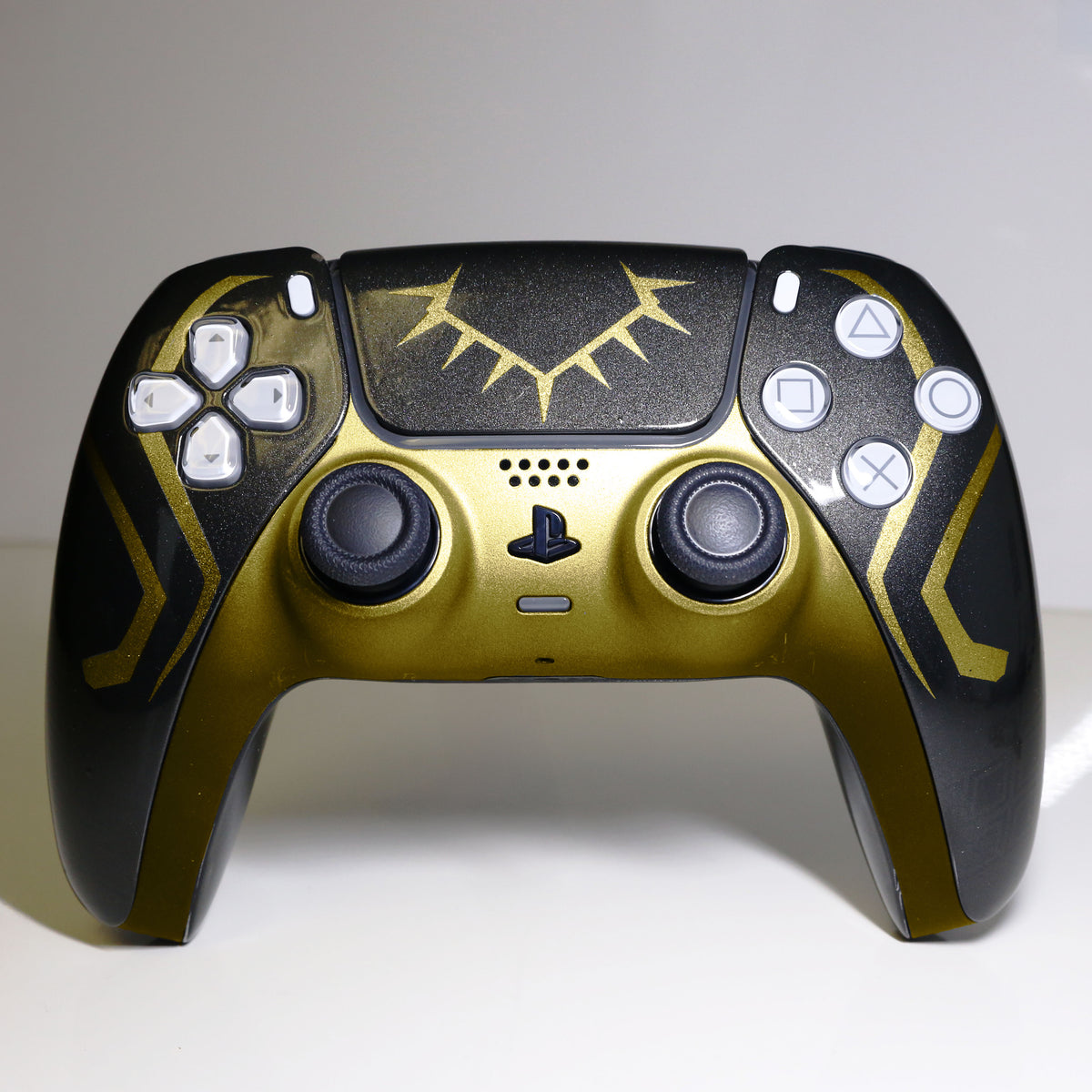 Custom Airbrushed Controller Sony Playstation 5 PS5 - King Panther Wakanda Forever Superhero