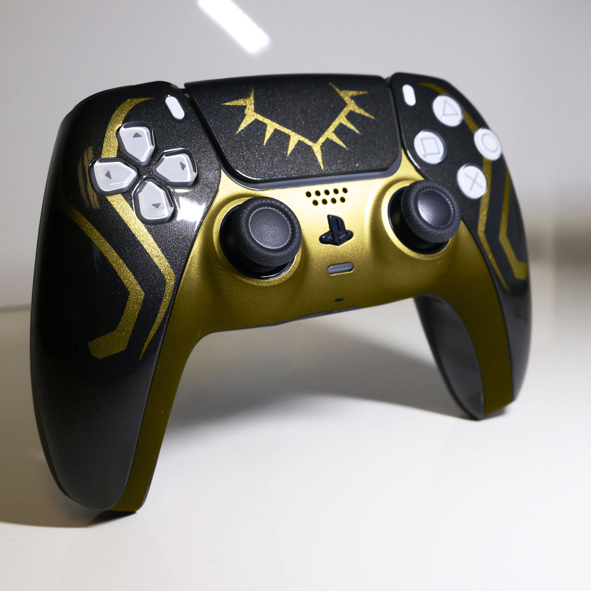 Custom Airbrushed Controller Sony Playstation 5 PS5 - King Panther Wakanda Forever Superhero