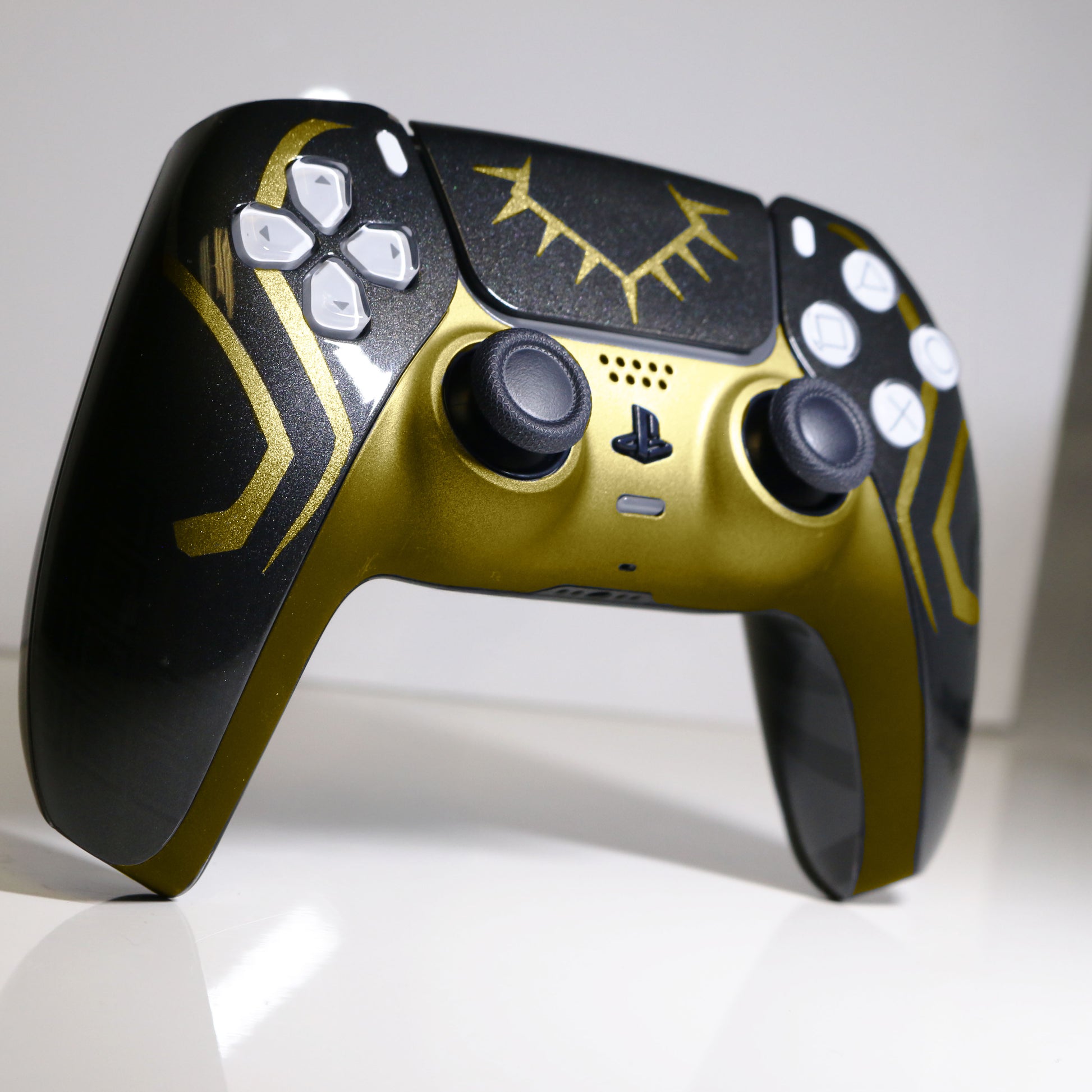 Custom Airbrushed Controller Sony Playstation 5 PS5 - King Panther Wakanda Forever Superhero