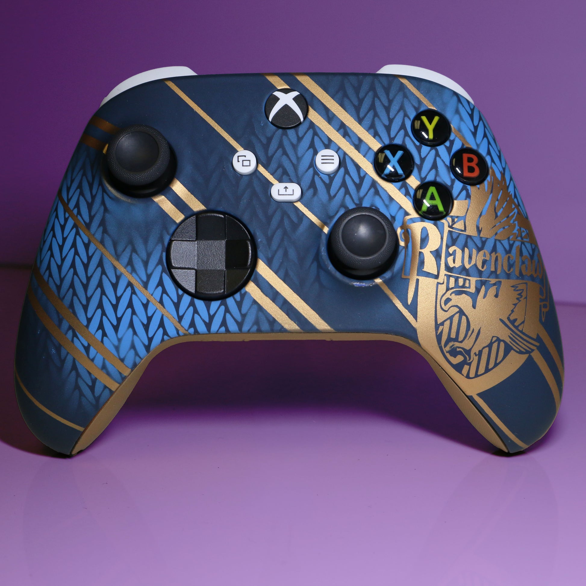 Custom Airbrush Controller Microsoft Xbox Series X - Xbox One S - Harry Potter House Ravenclaw