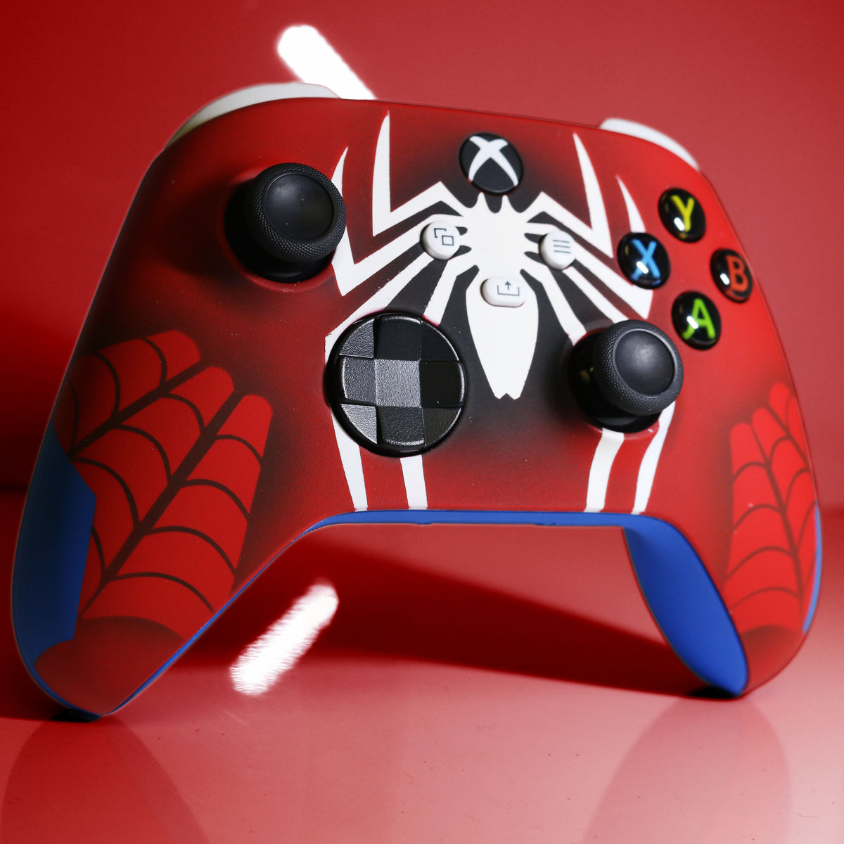 Custom Controller Microsoft Xbox Series X - Xbox One S - Web Slinger Spiderman Superhero
