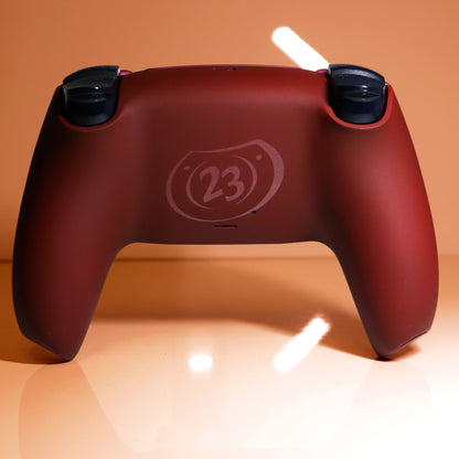 Custom Airbrush Painted Sony PlayStation 5 PS5 - Dr. Pepper Soda Pop Texas Big Gulp Maroon Burgundy 