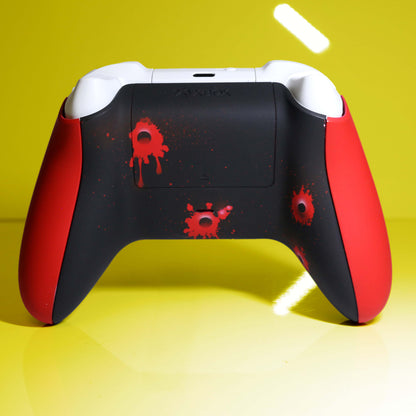 Custom Airbrush Controller Microsoft Xbox Series X - Xbox One S - Maximum Effort Deadpool Merc With A Mouth
