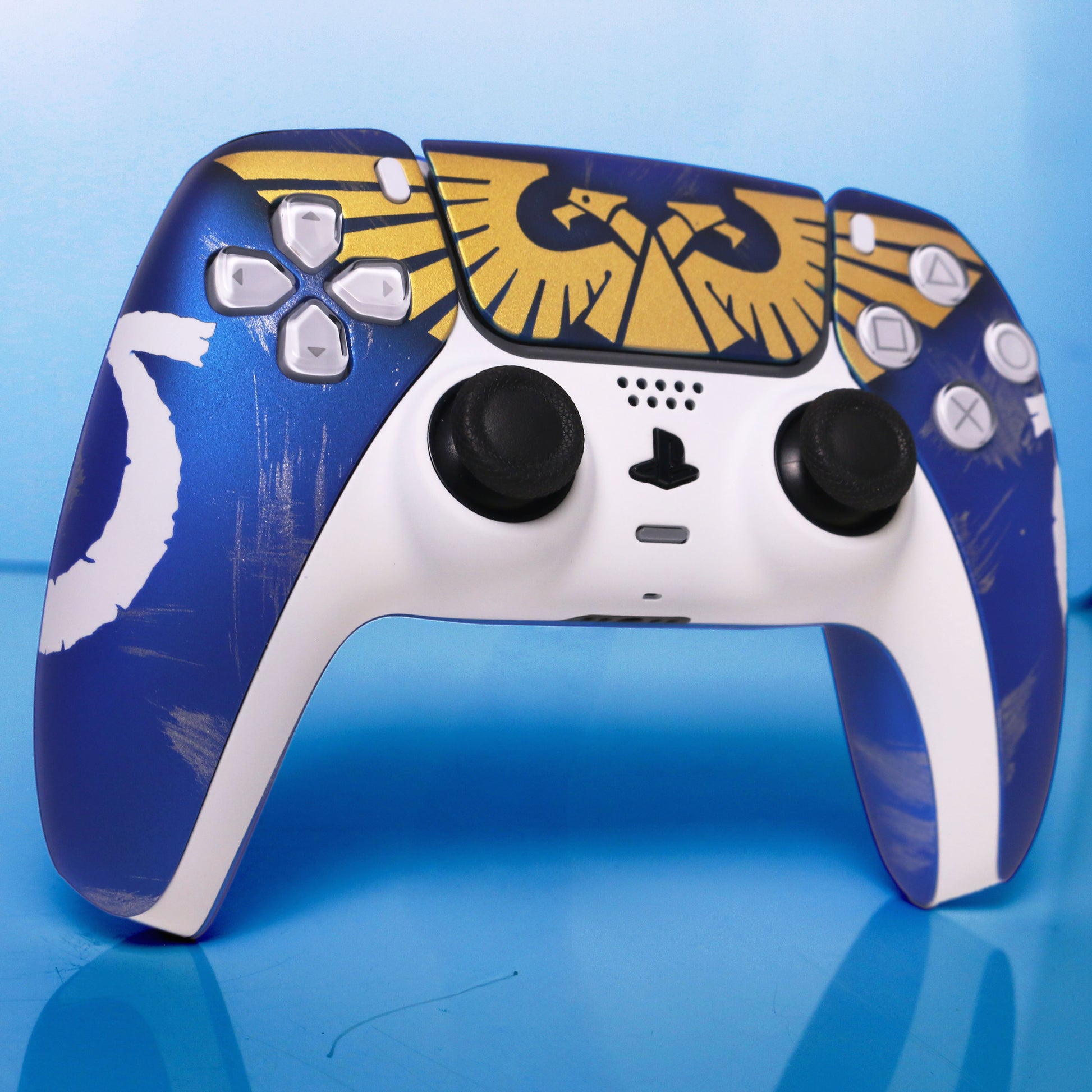 Custom Airbrush Painted Sony PlayStation 5 PS5 - Warhammer Sci-fi Space Marines Meka Fantasy Table Top Legion Video Game 40k