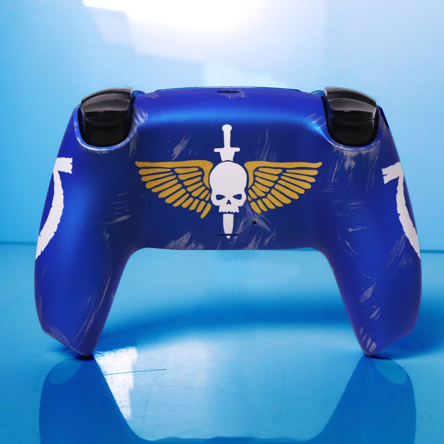 Custom Airbrush Painted Sony PlayStation 5 PS5 - Warhammer Sci-fi Space Marines Meka Fantasy Table Top Legion Video Game 40k