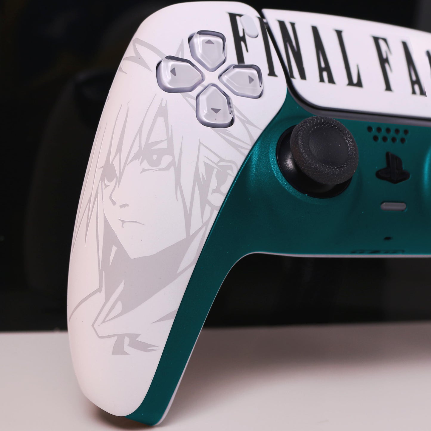 Custom Airbrush Painted Sony PlayStation 5 PS5 - Video Game Final Fantasy Coud Sepiroth RPG Epic