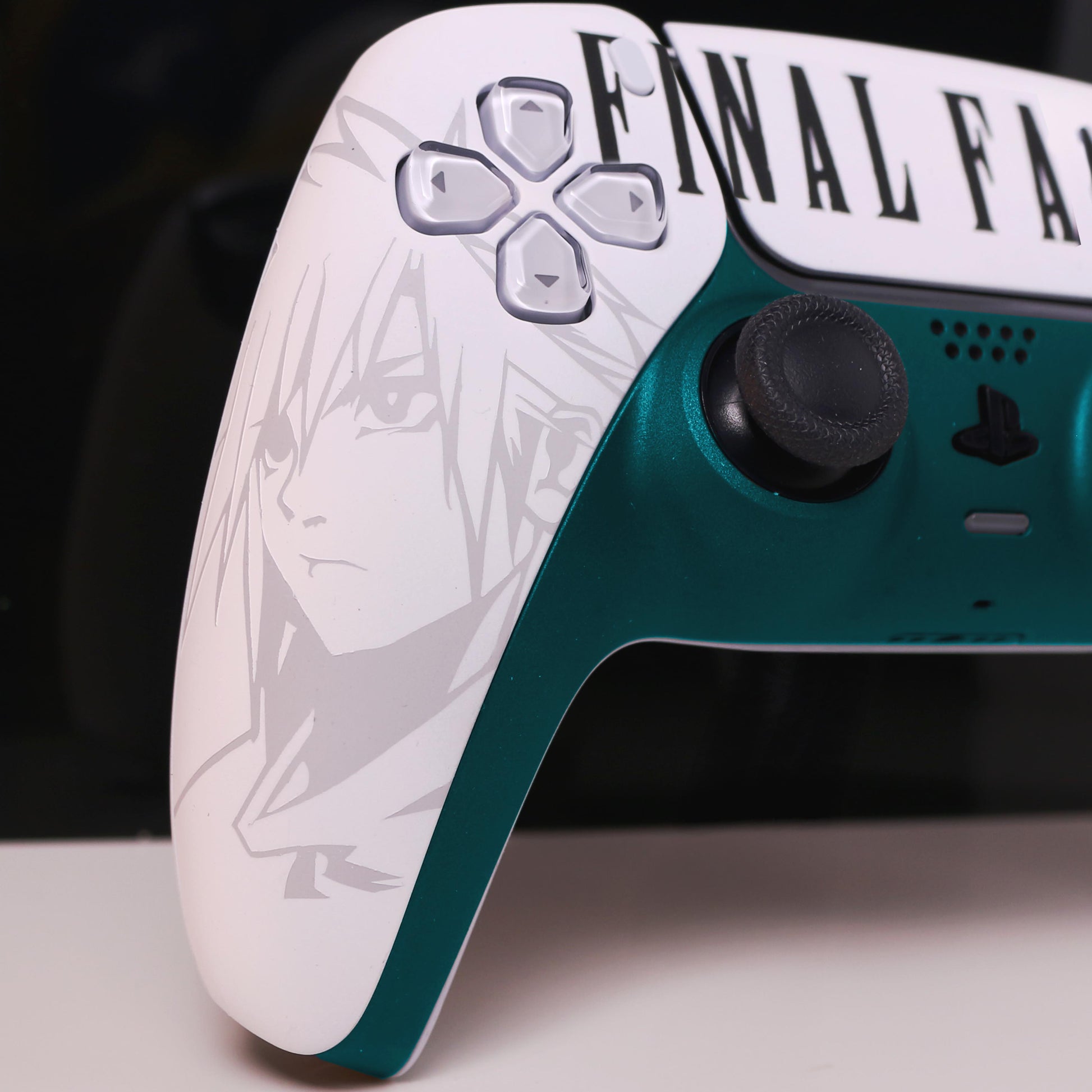 Custom Airbrush Painted Sony PlayStation 5 PS5 - Video Game Final Fantasy Coud Sepiroth RPG Epic
