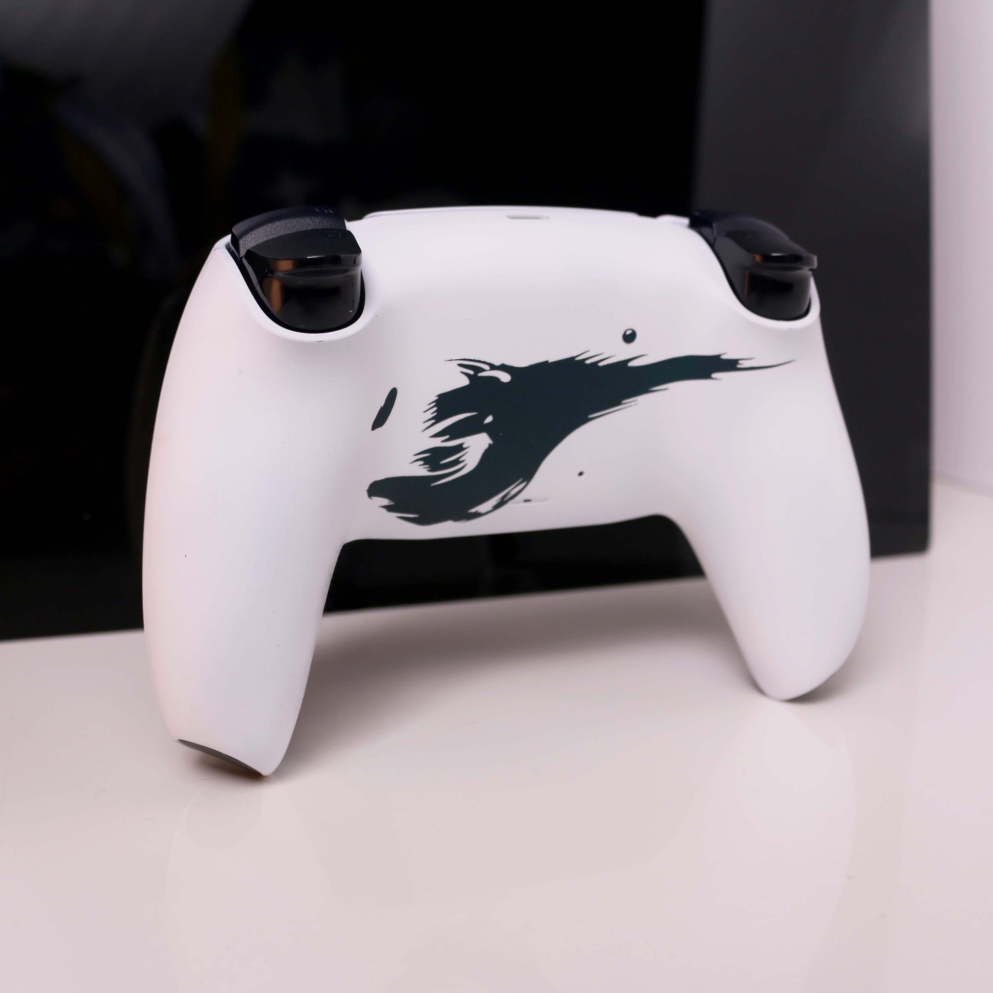 Custom Airbrush Painted Sony PlayStation 5 PS5 - Video Game Final Fantasy Coud Sepiroth RPG Epic