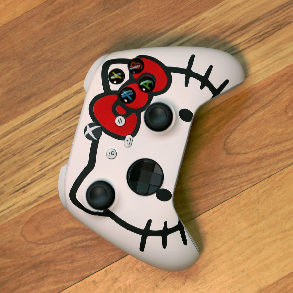 Custom Airbrushed Controller Microsoft Xbox Series X - Xbox One S - Hello Kitty Cute Anime