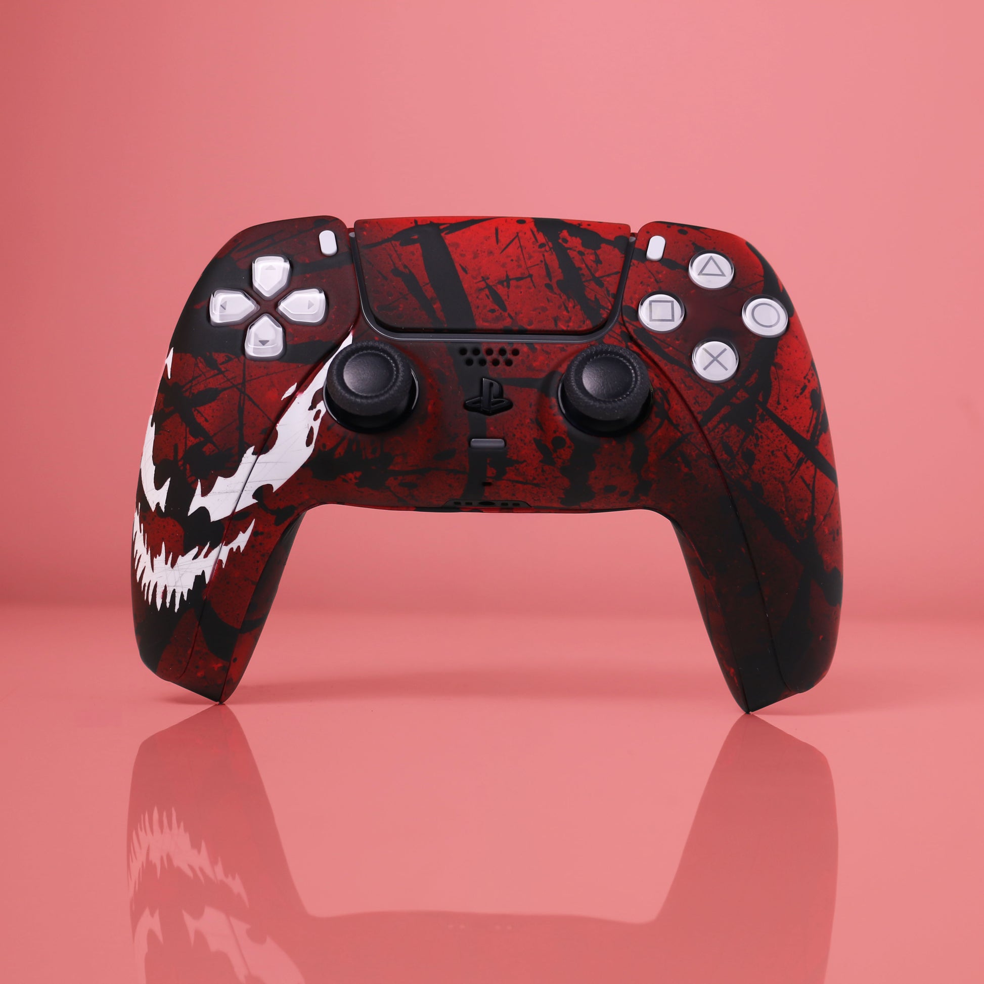 Custom Airbrush Controller Sony Playstation 5 PS5 - Maximum Carnage Spiderman
