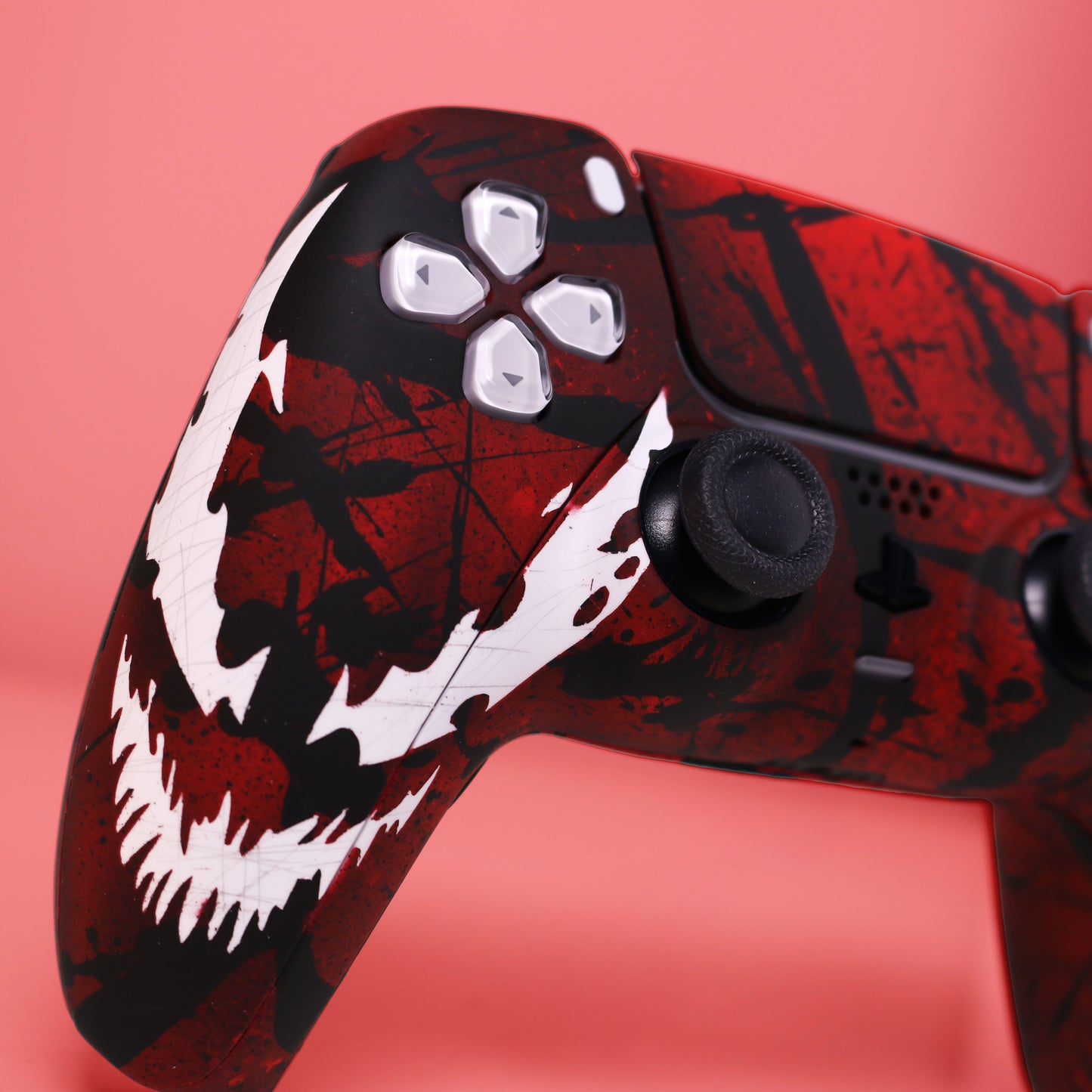 Custom Airbrush Controller Sony Playstation 5 PS5 - Maximum Carnage Spiderman