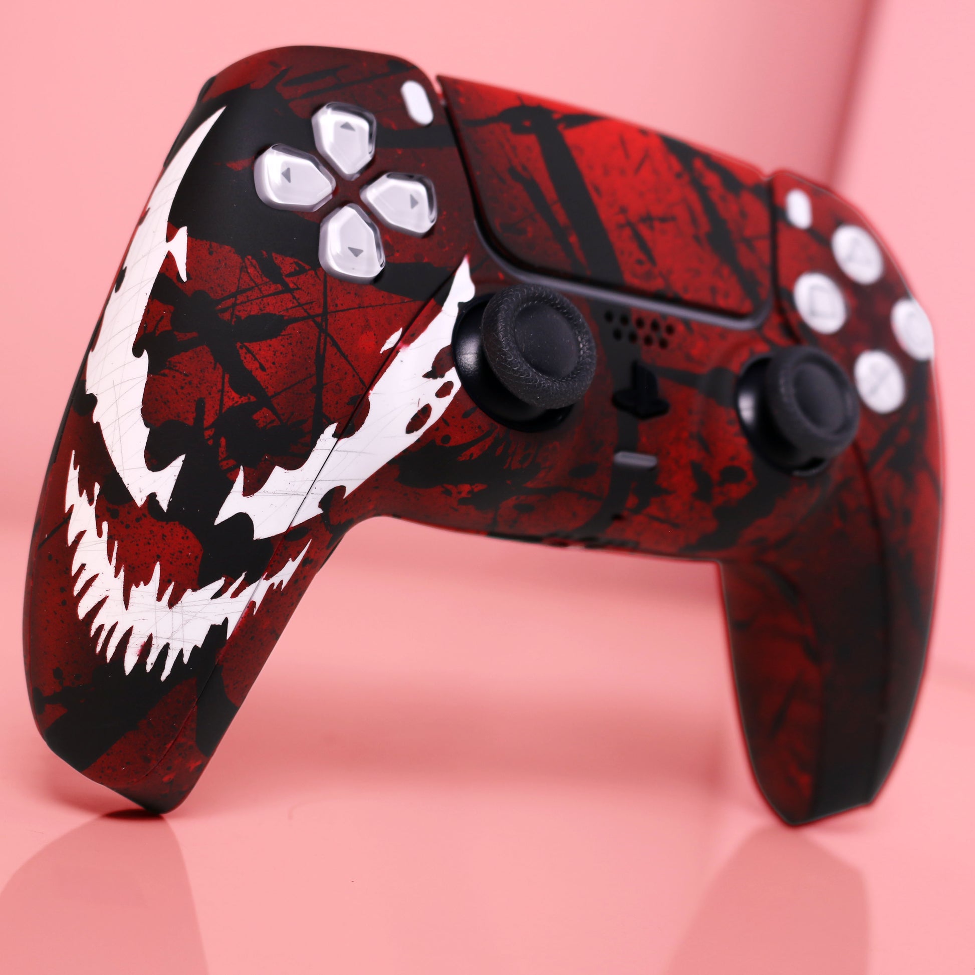 Custom Airbrush Controller Sony Playstation 5 PS5 - Maximum Carnage Spiderman