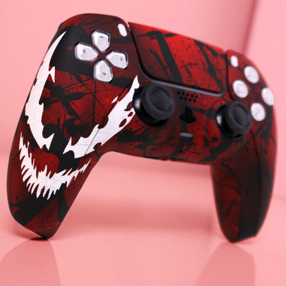 Custom Airbrush Controller Sony Playstation 5 PS5 - Maximum Carnage Spiderman