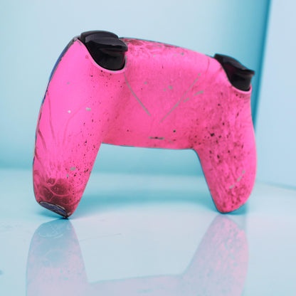 Custom Airbrush Controller Sony Playstation 5 PS5 - D.VA Overwatch Nerf This Bunny FPS First Person Shooter