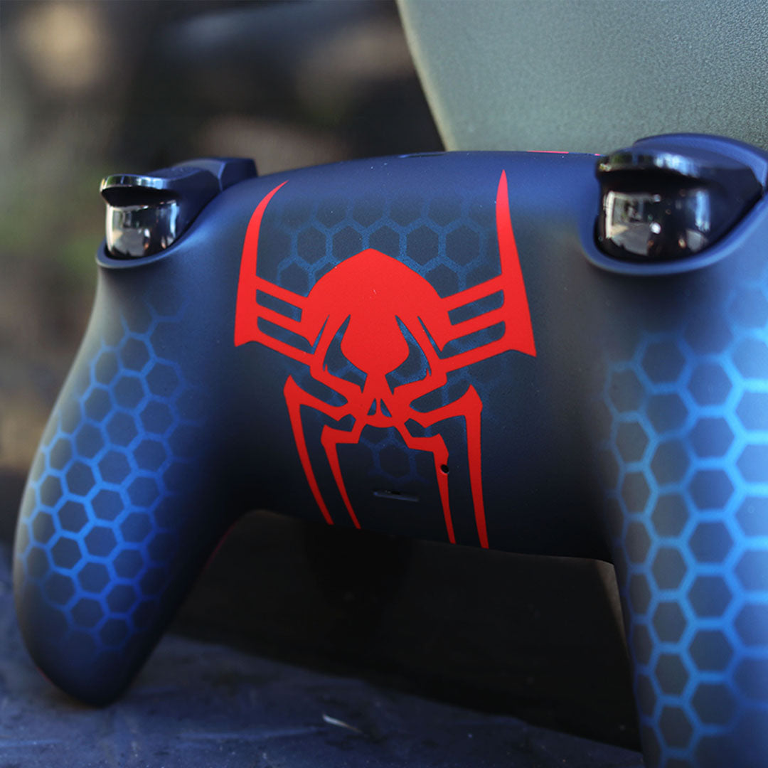 Custom Airbrush Controller Sony Playstation 5 PS5 - Super Hero Spiderman 2099 Marvel