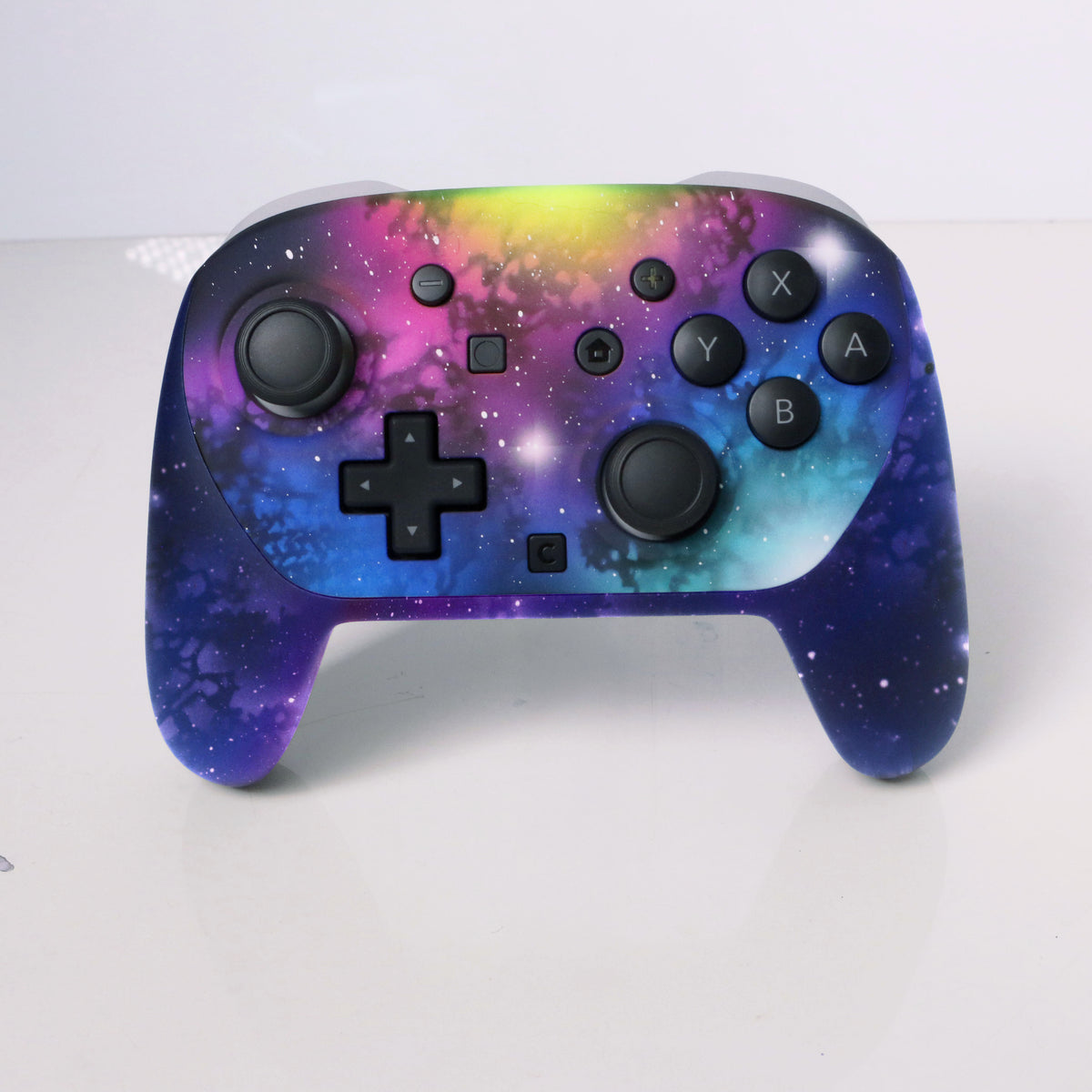 Custom Airbrush Painted Controller Nintendo Switch 2 Two - Galaxy Space Stars Universe