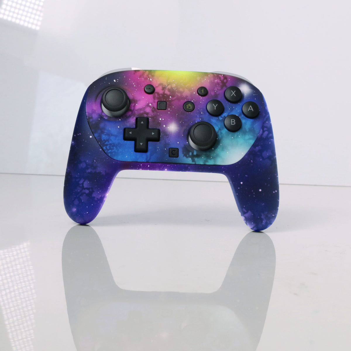 Custom Airbrush Painted Controller Nintendo Switch 2 Two - Galaxy Space Stars Universe