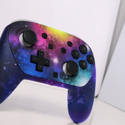 Custom Airbrush Painted Controller Nintendo Switch 2 Two - Galaxy Space Stars Universe