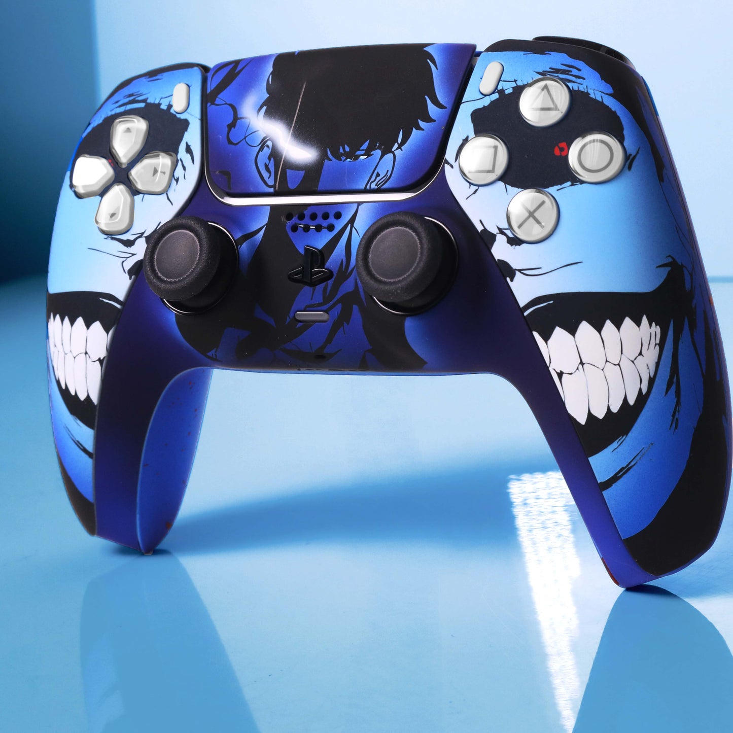 Custom Airbrush Painted Sony PlayStation 5 PS5 - Anime Manhwa Comic Korean Shonen RPG Monsters