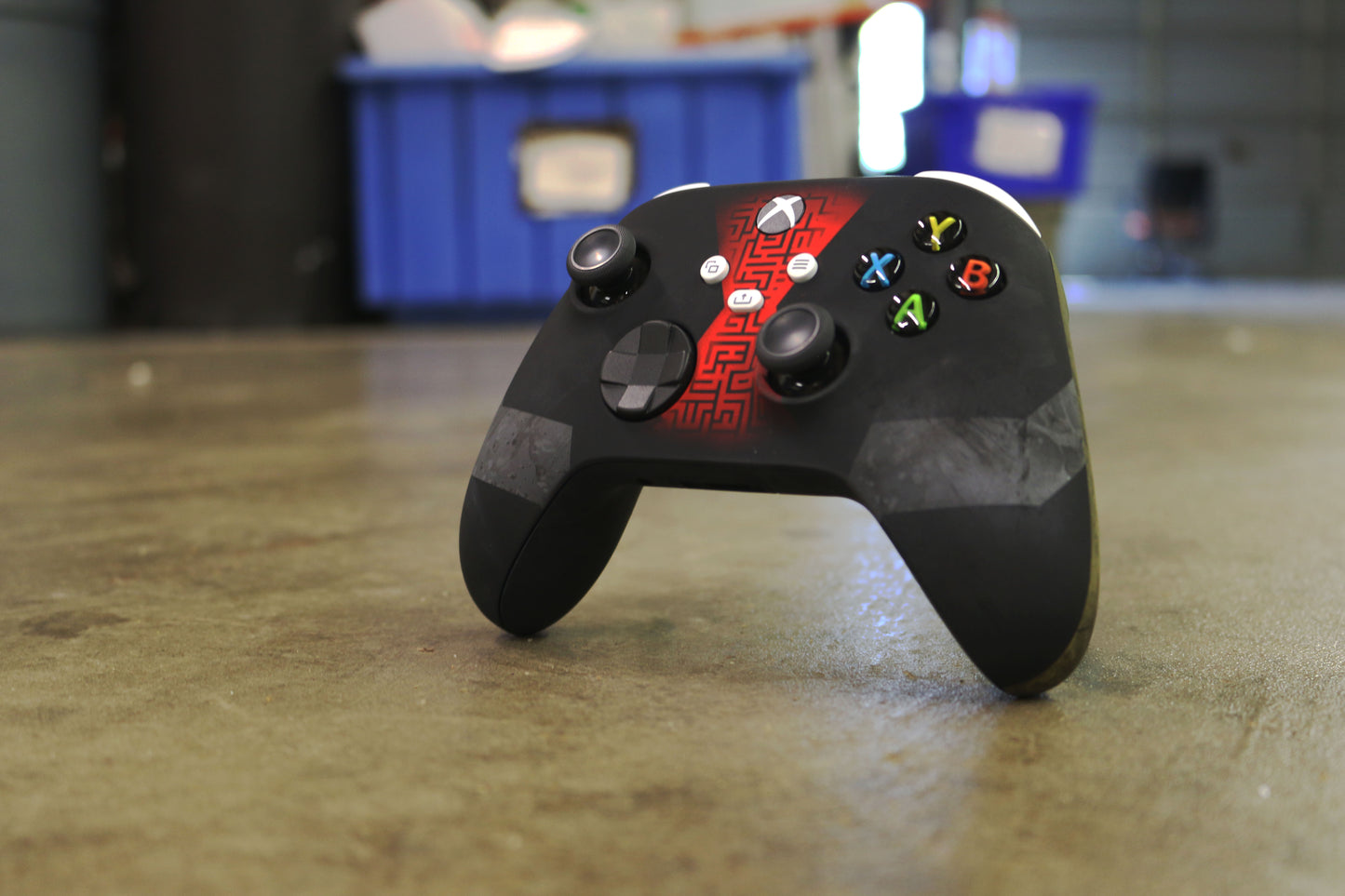 Custom Airbrush Controller Microsoft Xbox Series X - Xbox One S - Super Hero Black Widow Marvel