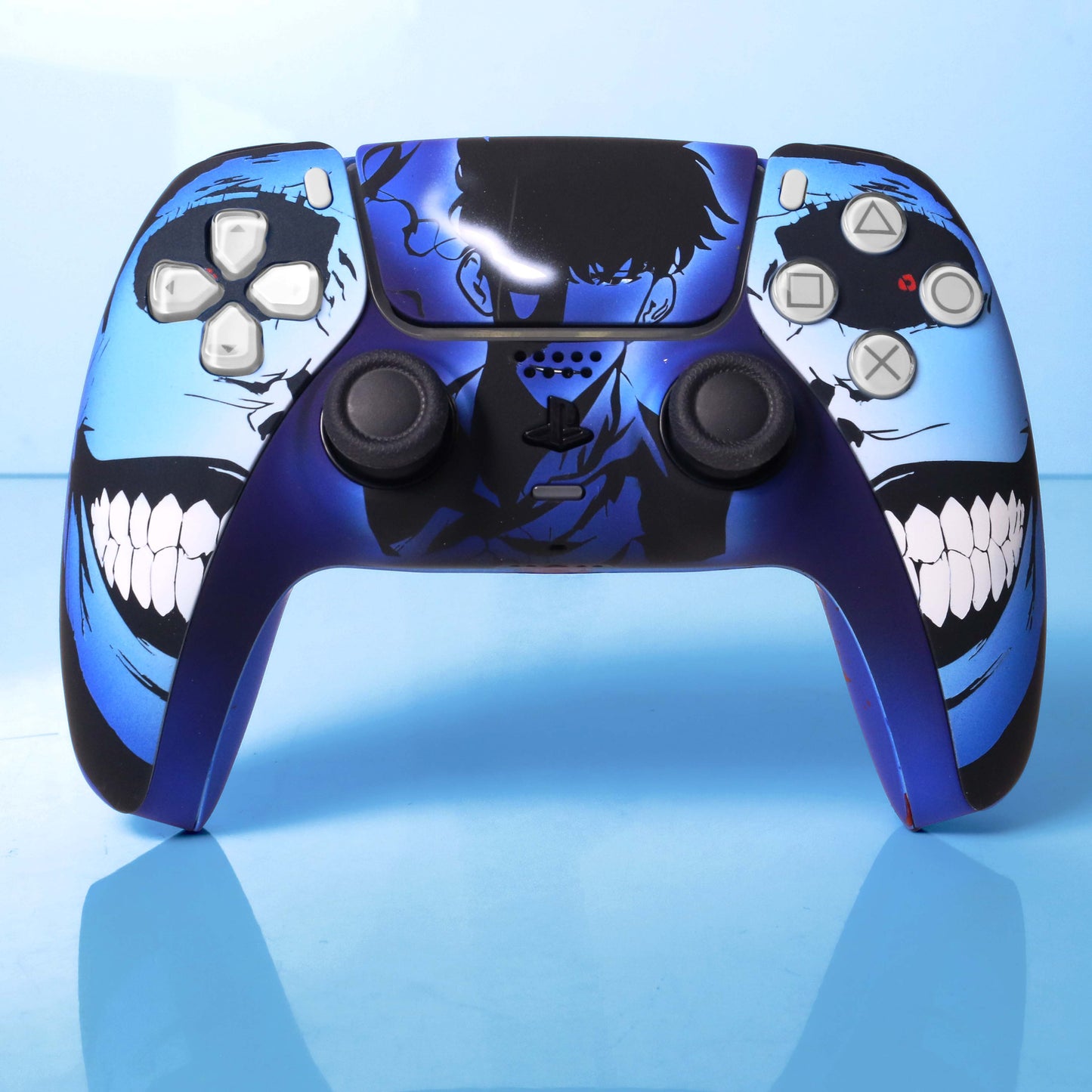 Custom Airbrush Painted Sony PlayStation 5 PS5 - Anime Manhwa Comic Korean Shonen RPG Monsters