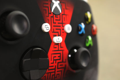 Custom Airbrush Controller Microsoft Xbox Series X - Xbox One S - Super Hero Black Widow Marvel