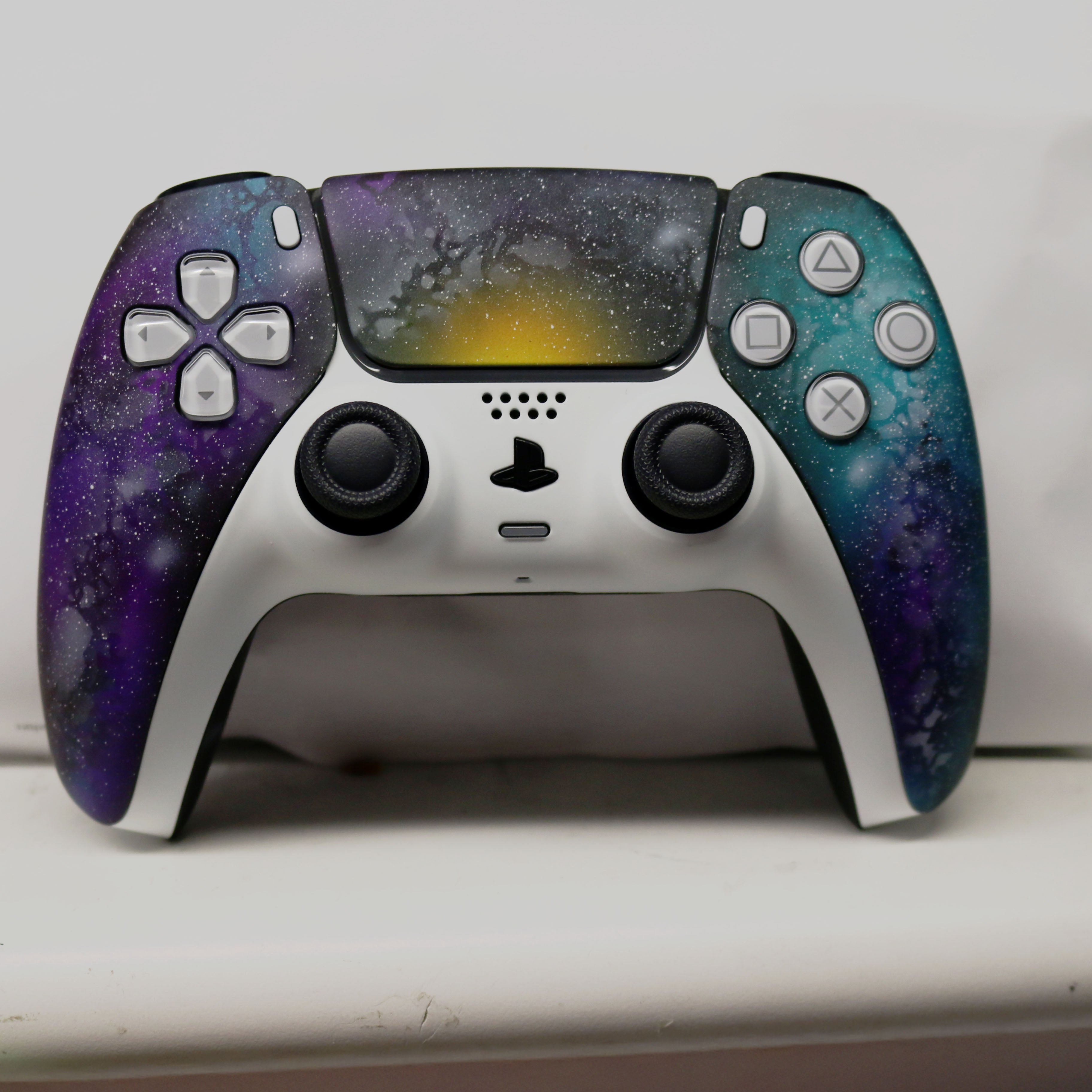 Custom Airbrushed Controller Sony Playstation 5 PS5 - Galaxy Space Stars Universe
