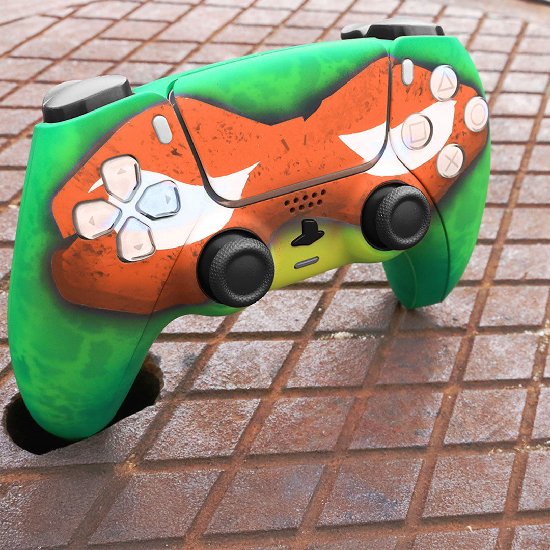 Custom Airbrush Controller Sony Playstation 5 PS5 - Super Hero TMNT Donatello Mikey Raph Leo Turtle Teenage Mutant Ninja