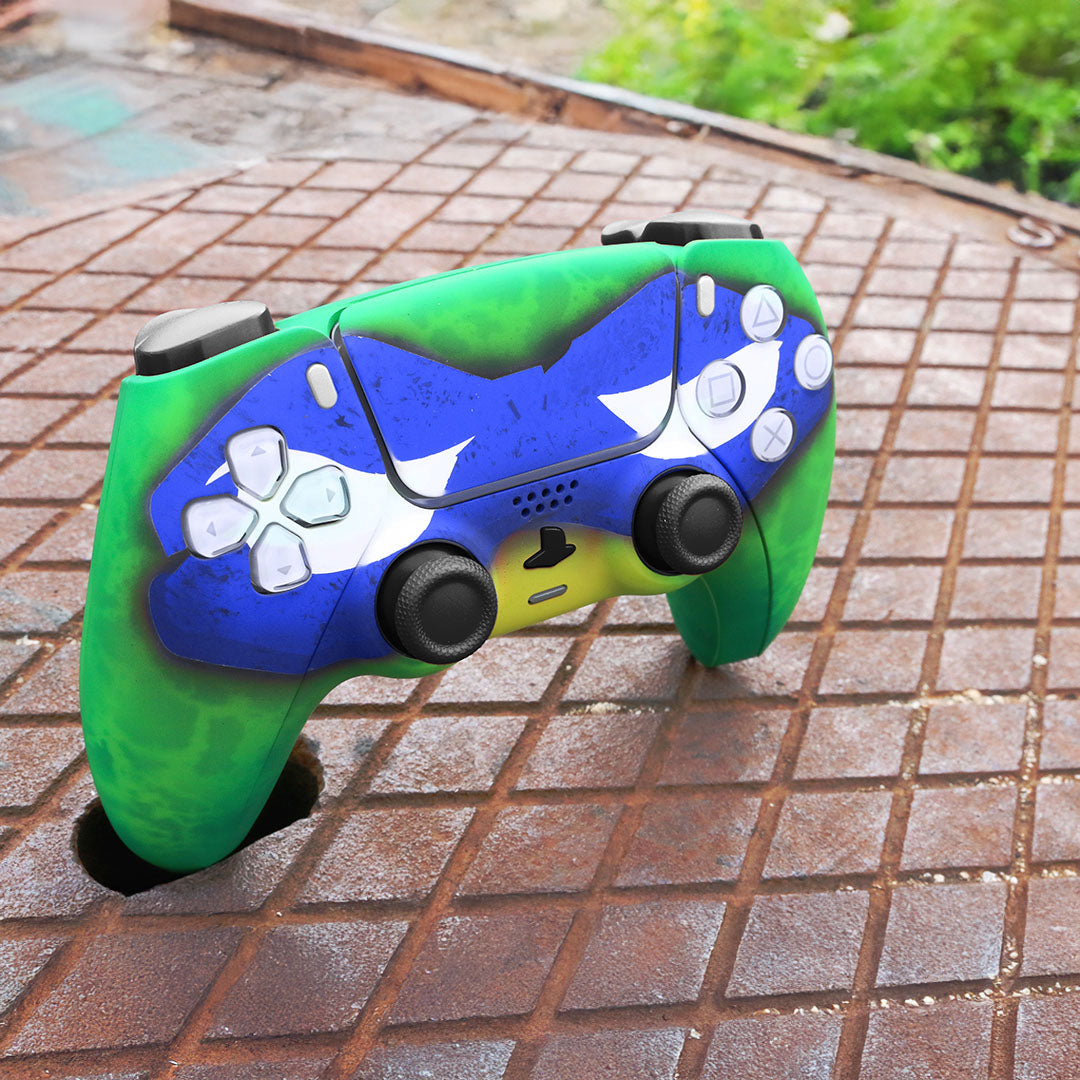 Custom Airbrush Controller Sony Playstation 5 PS5 - Super Hero TMNT Donatello Mikey Raph Leo Turtle Teenage Mutant Ninja