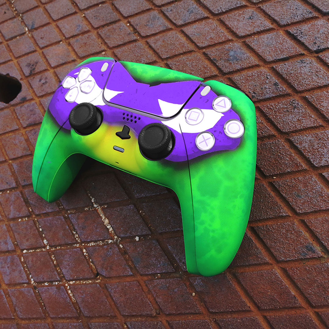 Custom Airbrush Controller Sony Playstation 5 PS5 - Super Hero TMNT Donatello Mikey Raph Leo Turtle Teenage Mutant Ninja