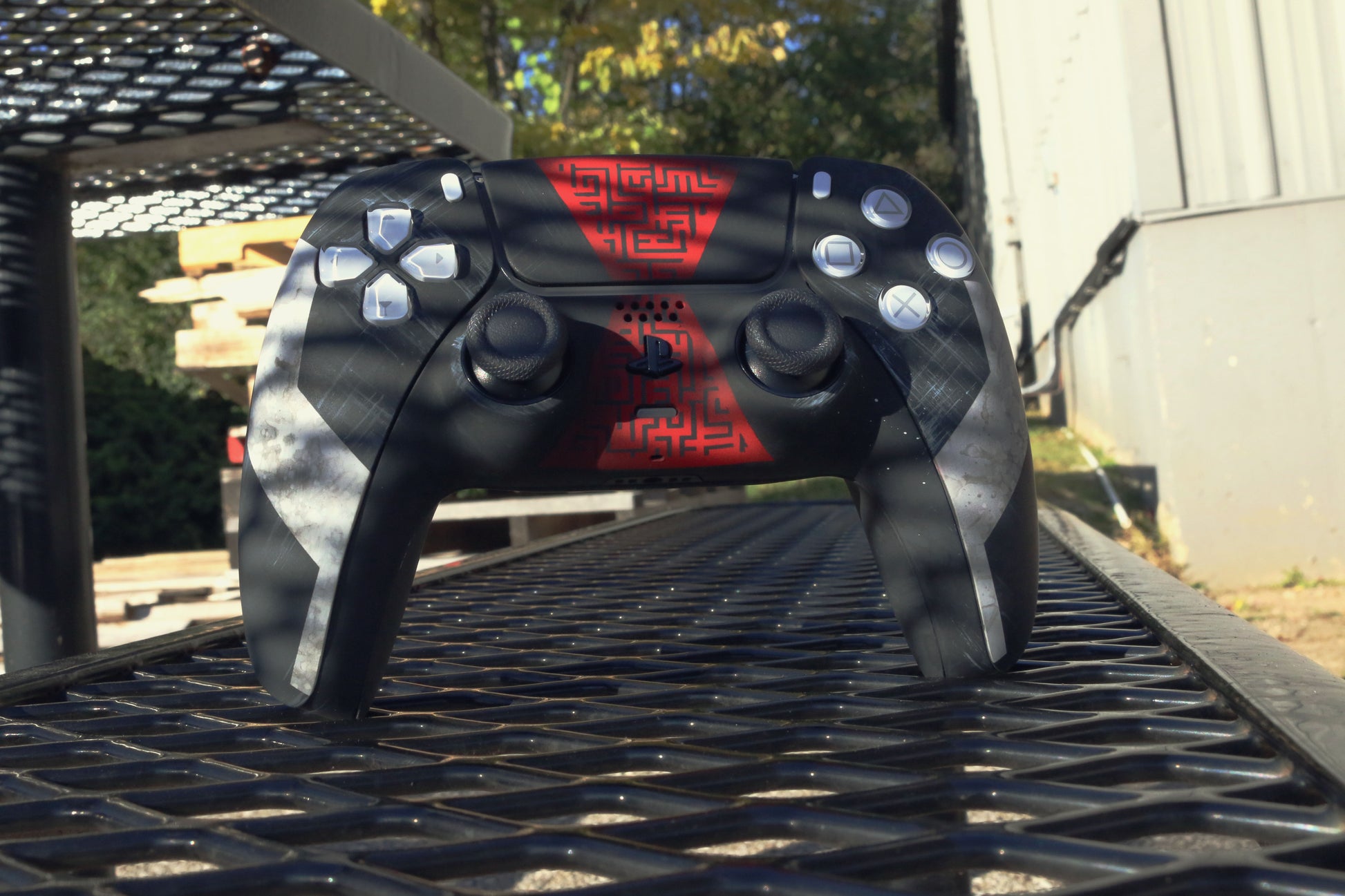 Custom Airbrush Controller Sony Playstation 5 PS5 - Black Widow Marvel Super Heroes 