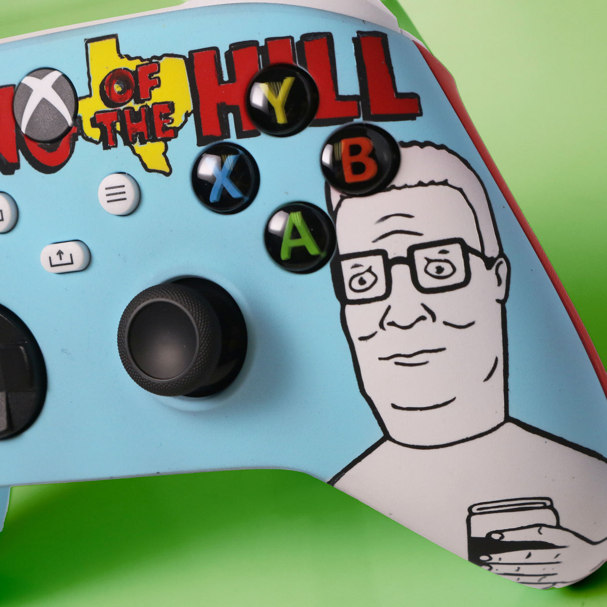 Custom Airbrush Controller Microsoft Xbox Series X - Xbox One S - King Hill Hank Bobby 