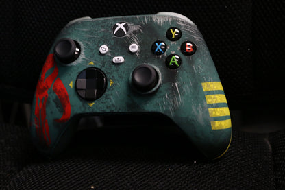 Custom Airbrush Controller Microsoft Xbox Series X - Xbox One S - Bounty Hunter Boba Fett 