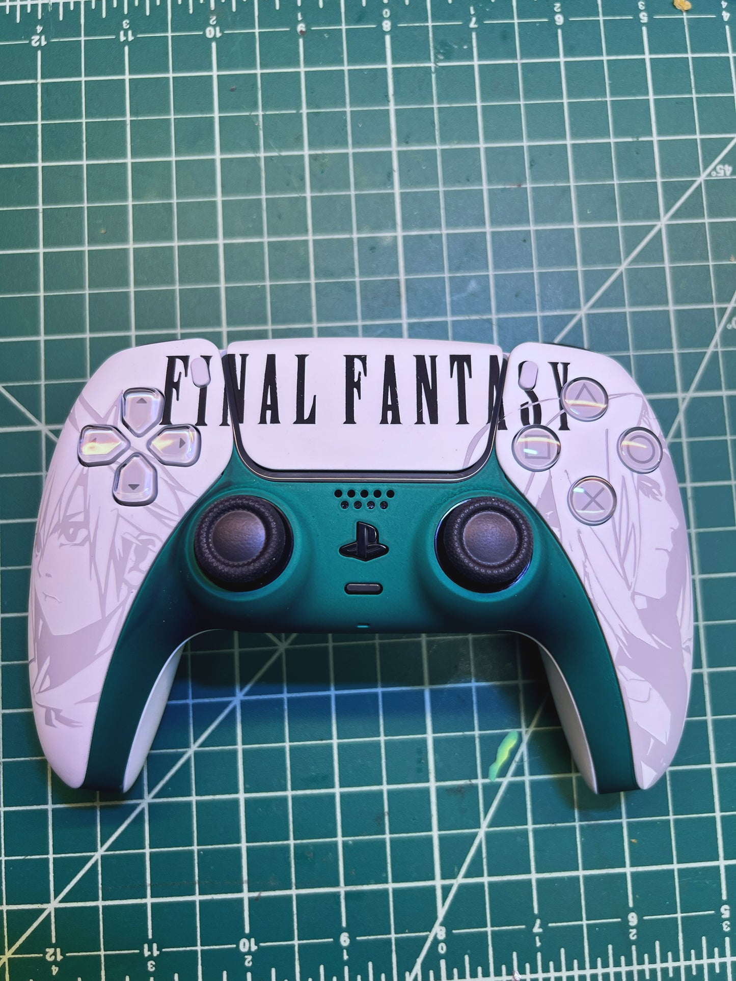 Custom Airbrush Painted Sony PlayStation 5 PS5 - Video Game Final Fantasy Coud Sepiroth RPG Epic