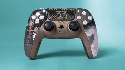 Custom Airbrush Painted Sony PlayStation 5 PS5 - Expedition 33 Painter French Mime Baguette Video Game RPG