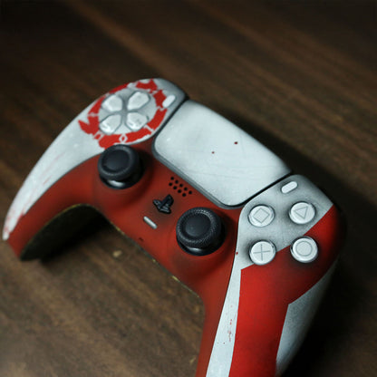Custom Airbrushed Controller Sony Playstation 5 PS5 - God of War Omega Kratos