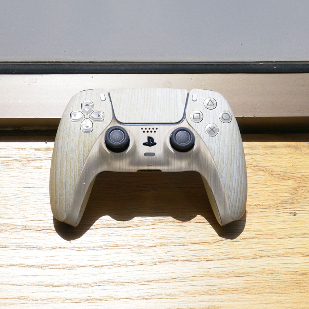 Custom Airbrushed Controller Sony Playstation 5 PS5 - Purewood Wood Pine Grain 