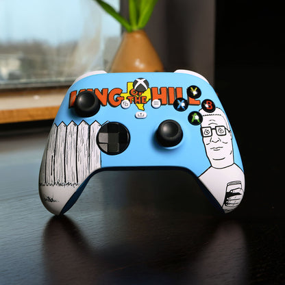 Custom Airbrush Controller Microsoft Xbox Series X - Xbox One S - King Hill Hank Bobby 