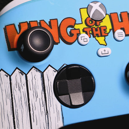 Custom Airbrush Controller Microsoft Xbox Series X - Xbox One S - King Hill Hank Bobby 