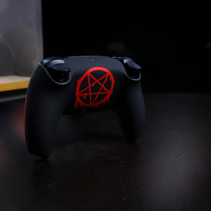 Custom Airbrush Painted Sony PlayStation 5 PS5 - Hasbin Hotel Heavenbound Demons Angels Cute Rubber Ducky