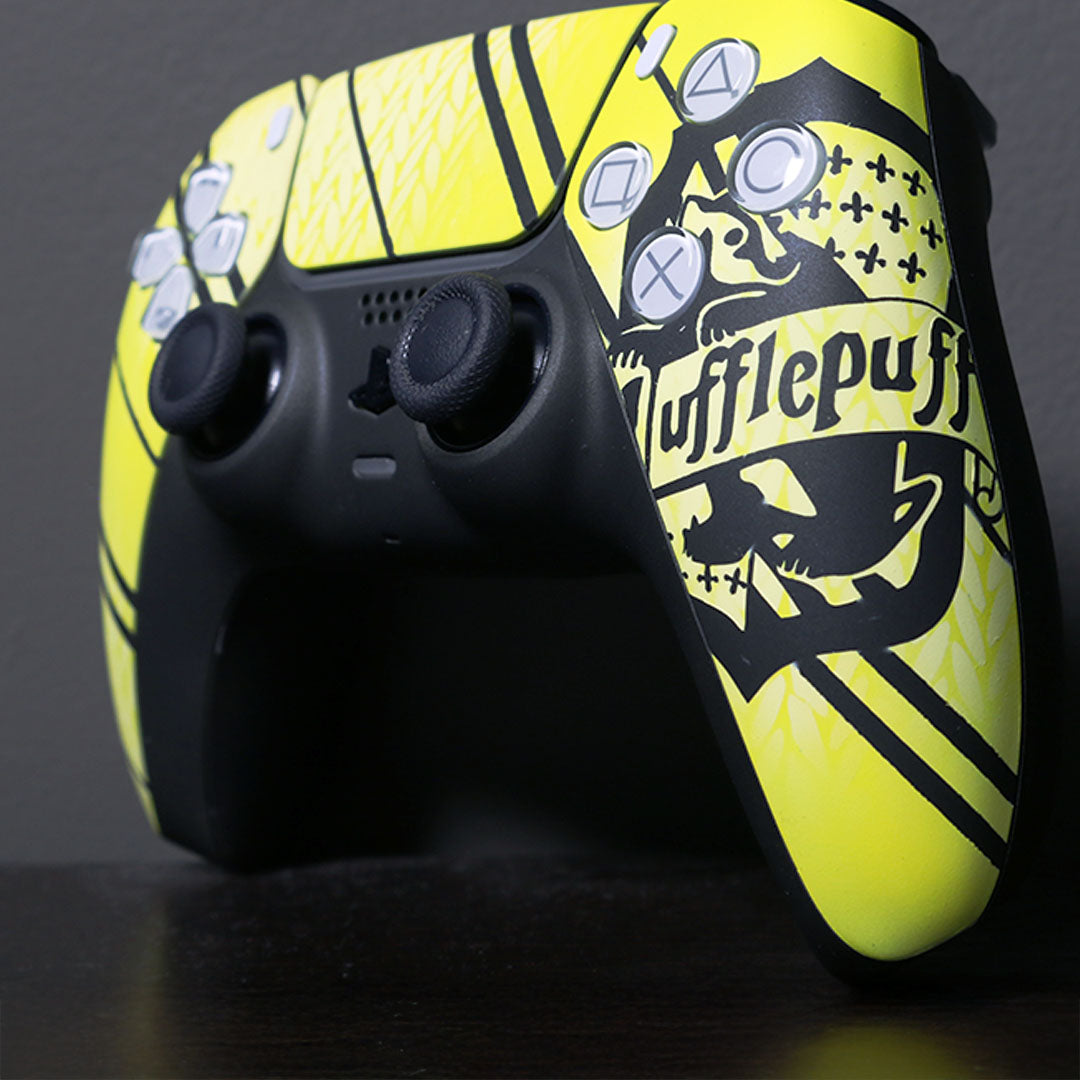 Custom Controller Sony Playstation 5 PS5 - Harry Potter House Hufflepuff