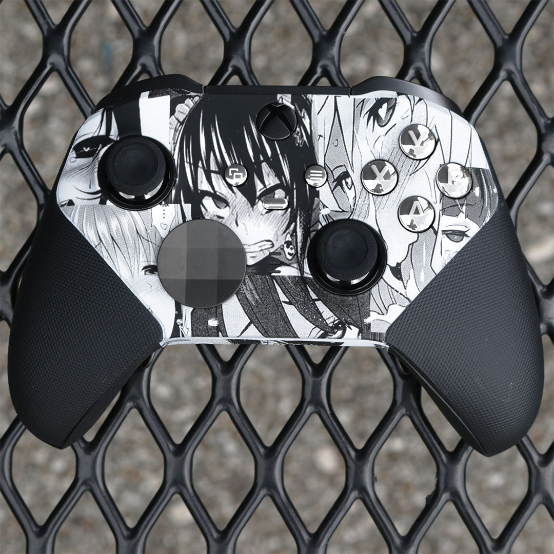 Custom Airbrush Controller Microsoft Xbox Series X - Xbox One S - Elite -
 AHEGAO Anime Spicy Manga