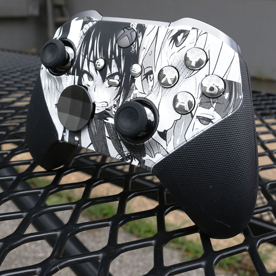 Custom Airbrush Controller Microsoft Xbox Series X - Xbox One S - Elite -
 AHEGAO Anime Spicy Manga