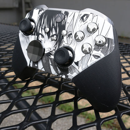 Custom Airbrush Controller Microsoft Xbox Series X - Xbox One S - Elite -
 AHEGAO Anime Spicy Manga