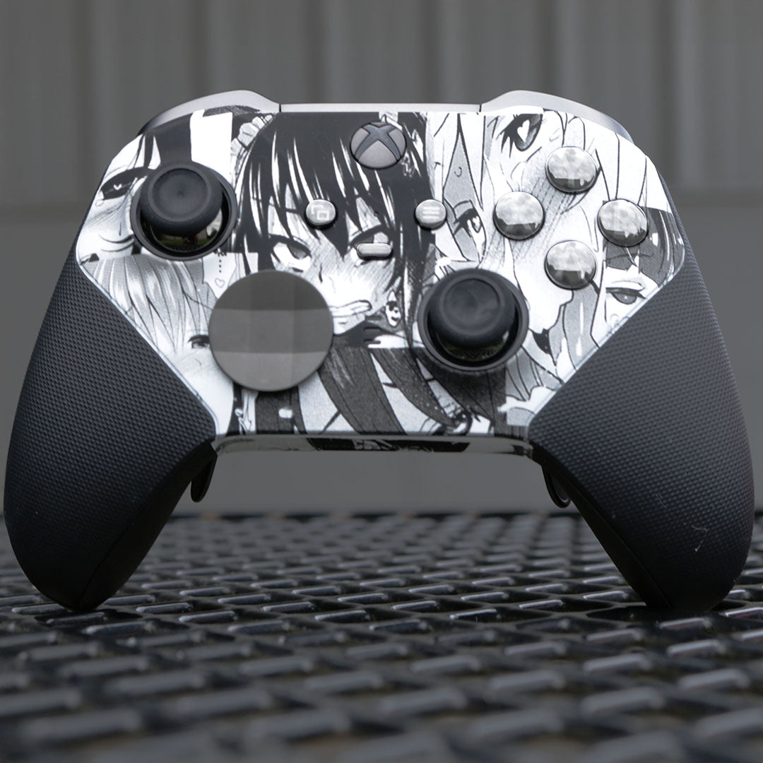 Custom Airbrush Controller Microsoft Xbox Series X - Xbox One S - Elite -
 AHEGAO Anime Spicy Manga