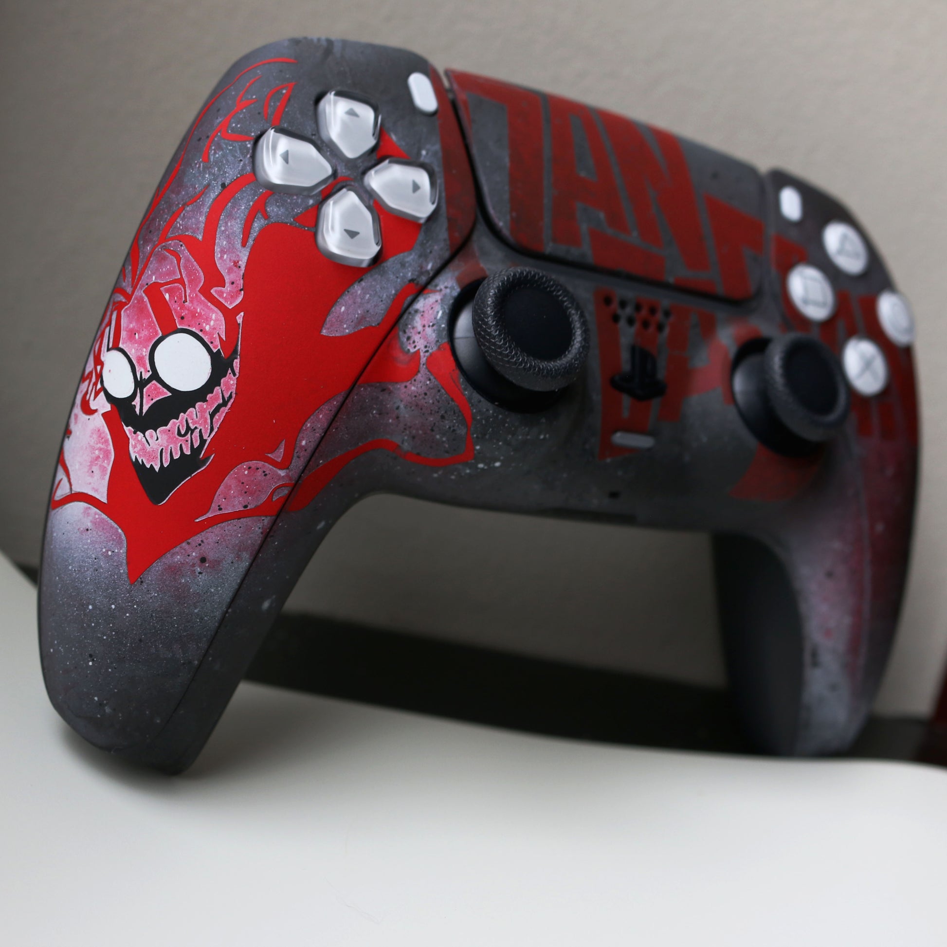 Custom Airbrush Painted Sony PlayStation 5 PS5 - Anime Dandadan Animation action Cool